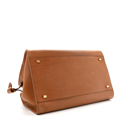 The Row Polished Saddle Calfskin Soft Margaux 15 Cuir 6 of 27