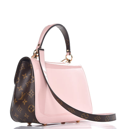 Louis Vuitton Patent Calfskin Monogram Cherrywood PM Rose Ballerine 4 of 8