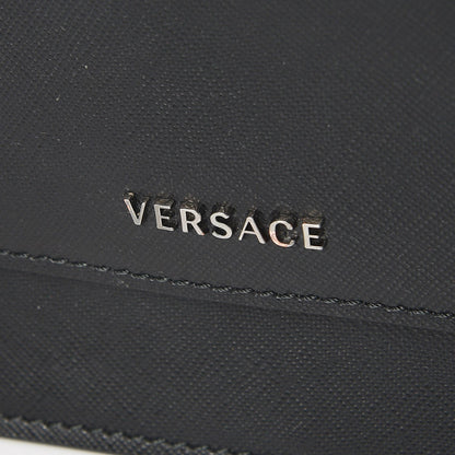 Versace Grained Calfskin Crossbody Bag Black 7 of 7