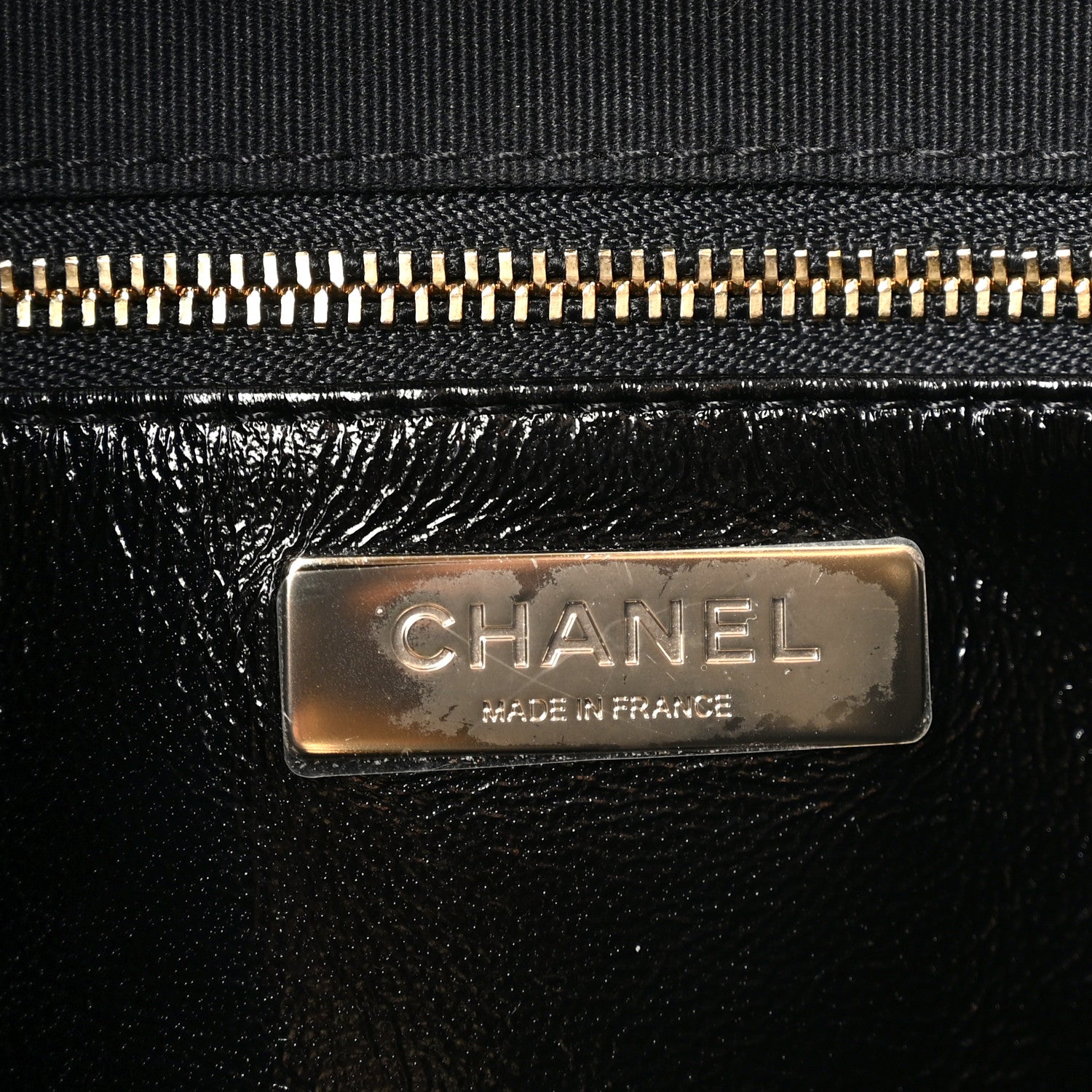 Chanel Shiny Lambskin Quilted Large 31 Shopping Bag Black 6 of 10