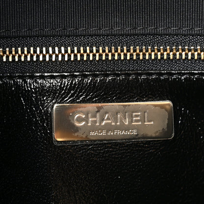 Chanel Shiny Lambskin Quilted Large 31 Shopping Bag Black 6 of 10