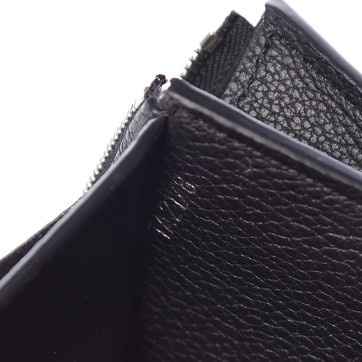 Louis Vuitton Soft Calfskin My Lockme Compact Wallet Black 7 of 7