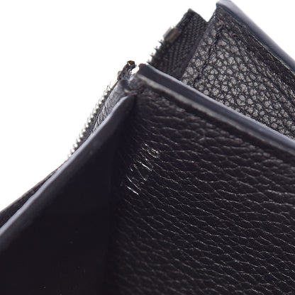 Louis Vuitton Soft Calfskin My Lockme Compact Wallet Black 7 of 7