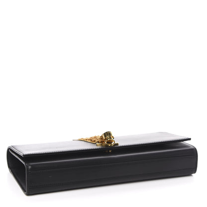 Saint Laurent Calfskin Classic Monogram Tassel Clutch Black 4 of 6