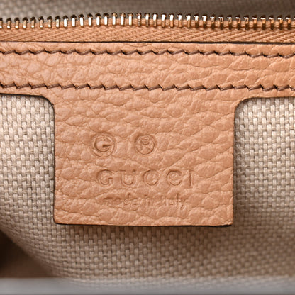 Gucci Dollar Calfskin Medium Soho Top Handle Satchel Camelia 6 of 10