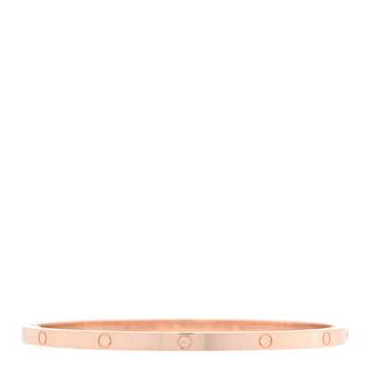 Cartier 18K Pink Gold Small LOVE Bracelet 19 1 of 6