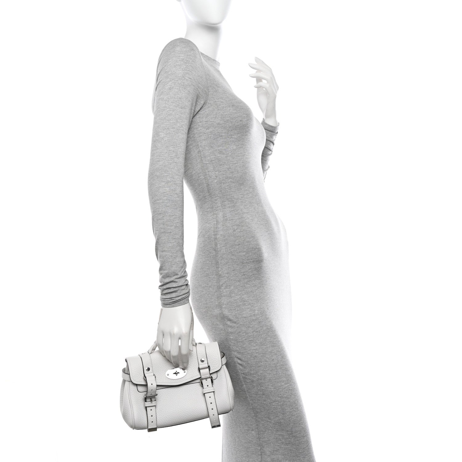 Mulberry Heavy Grain Mini Alexa White 2 of 10