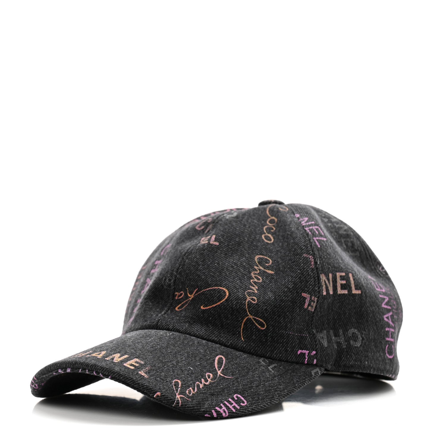 Chanel Denim Mood Cap Hat Black 1 of 8