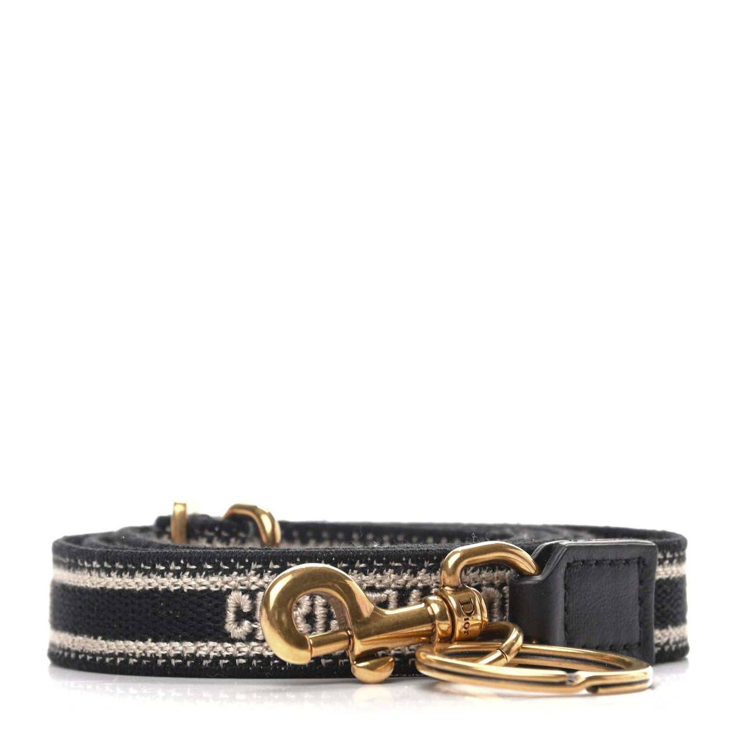 Canvas Embroidered Shoulder Strap Black Multicolor
