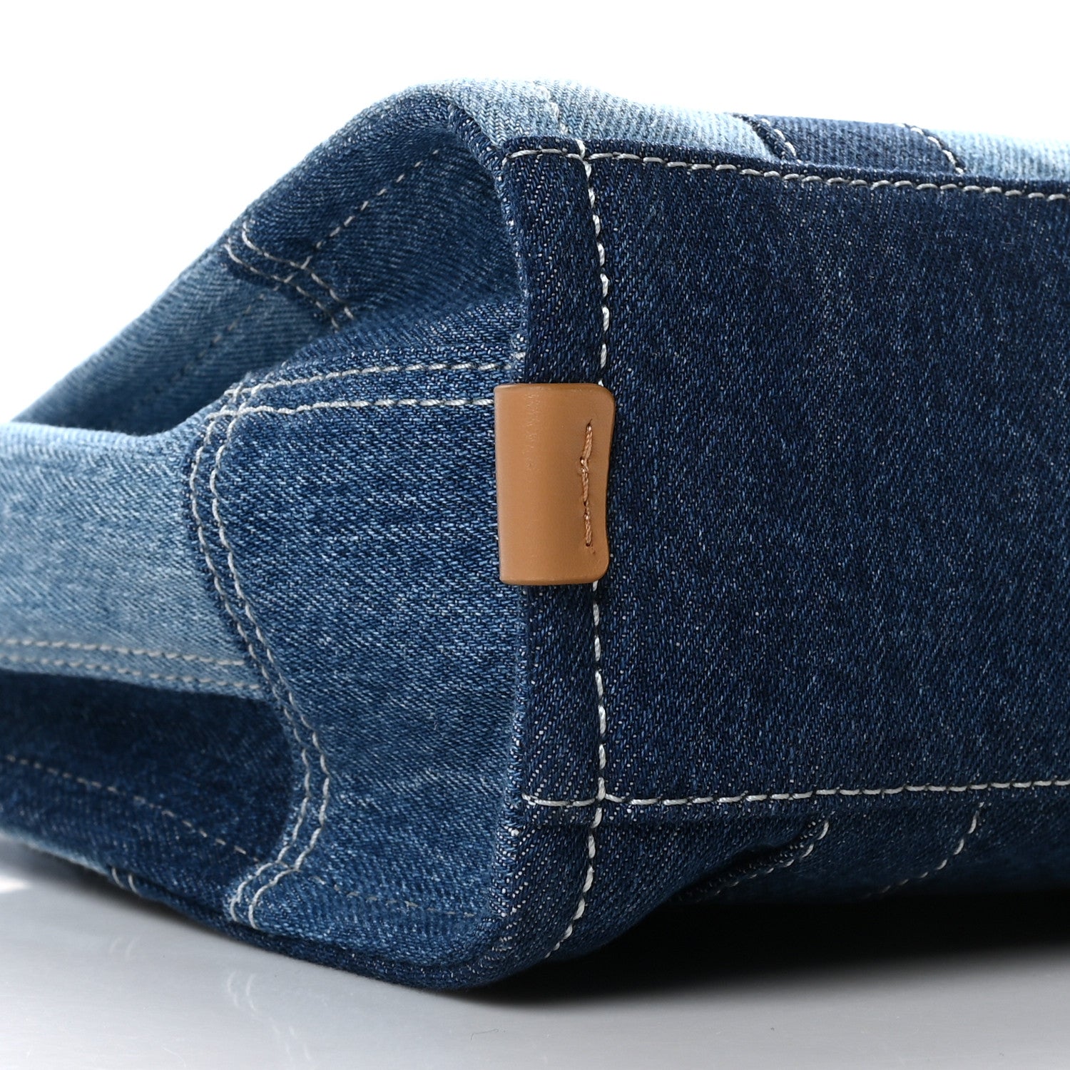 Marc Jacobs Denim Canvas Small Tote Bag Blue 9 of 10