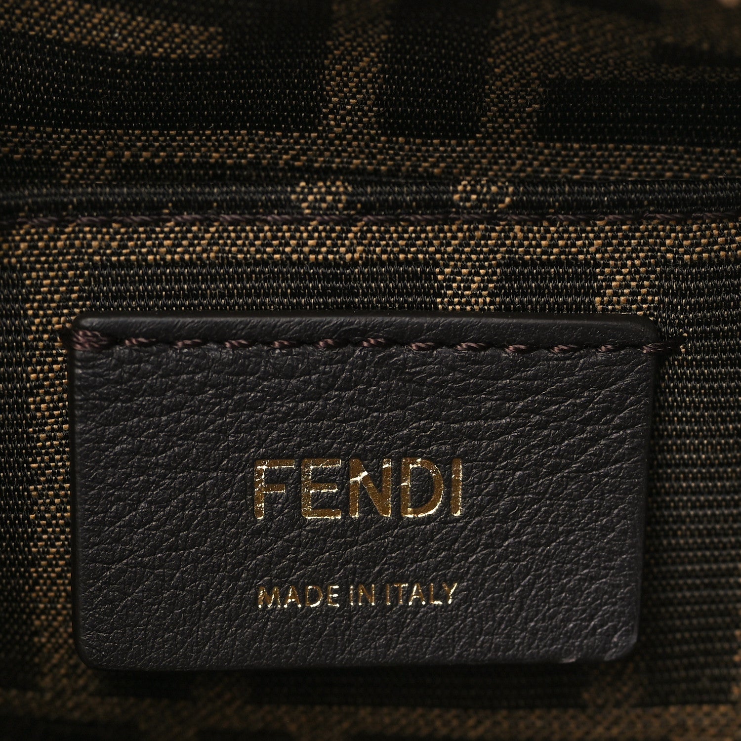 Fendi Vitello King Plexiglass Logo Embossed Mini By The Way Top Handle Boston Bag Caramello 6 of 9