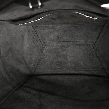 Celine Soft Grained Calfskin Sangle Bucket Bag Black 5 of 11