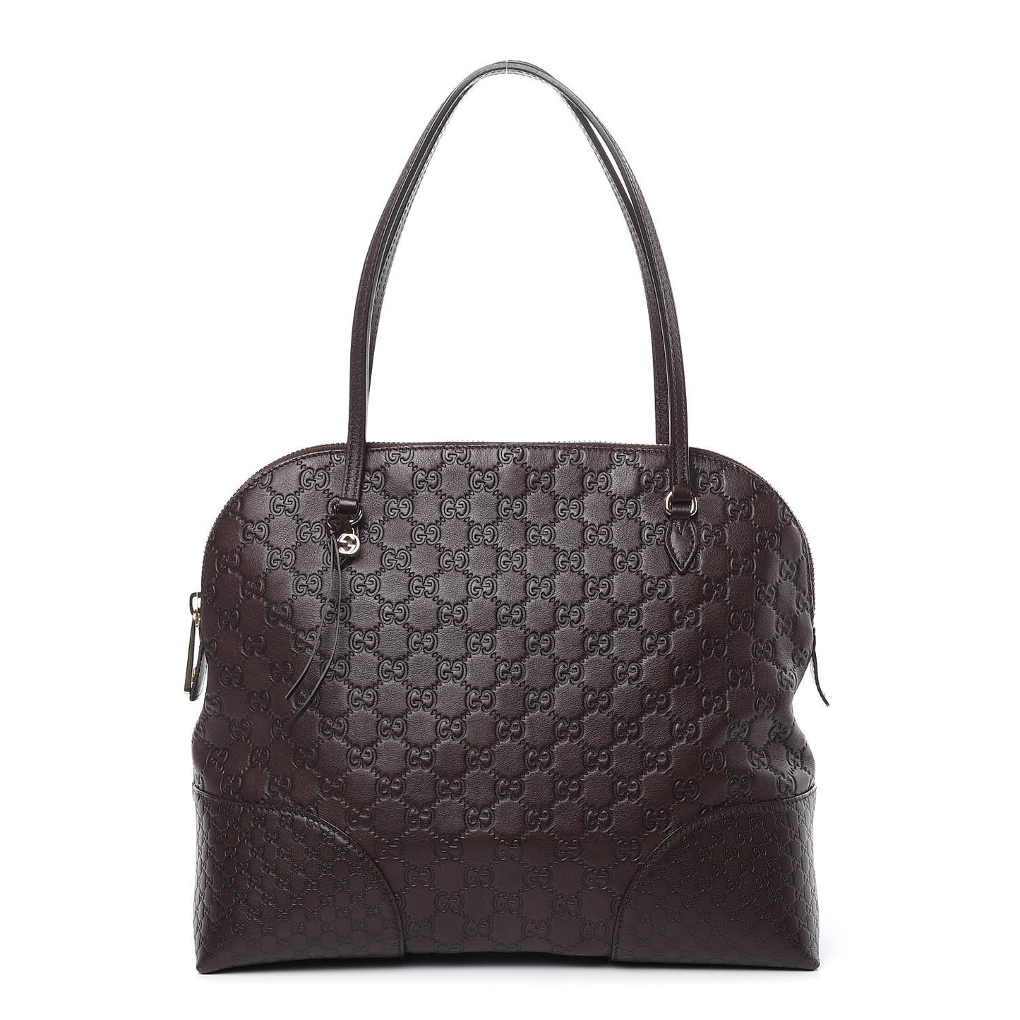 Guccissima Medium Bree Shoulder Bag Chocolate