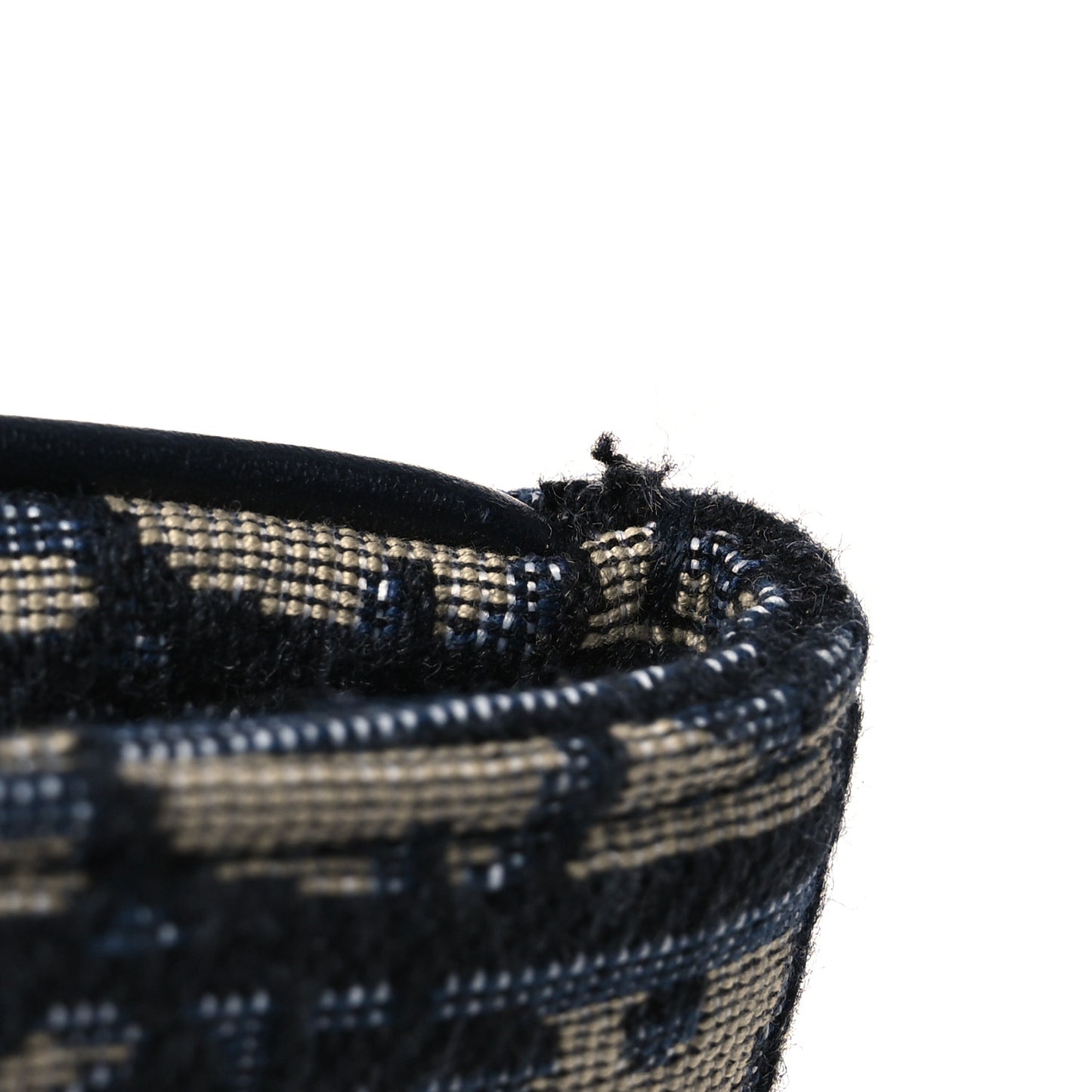 Oblique Medium Diordouble Chain Bag Blue