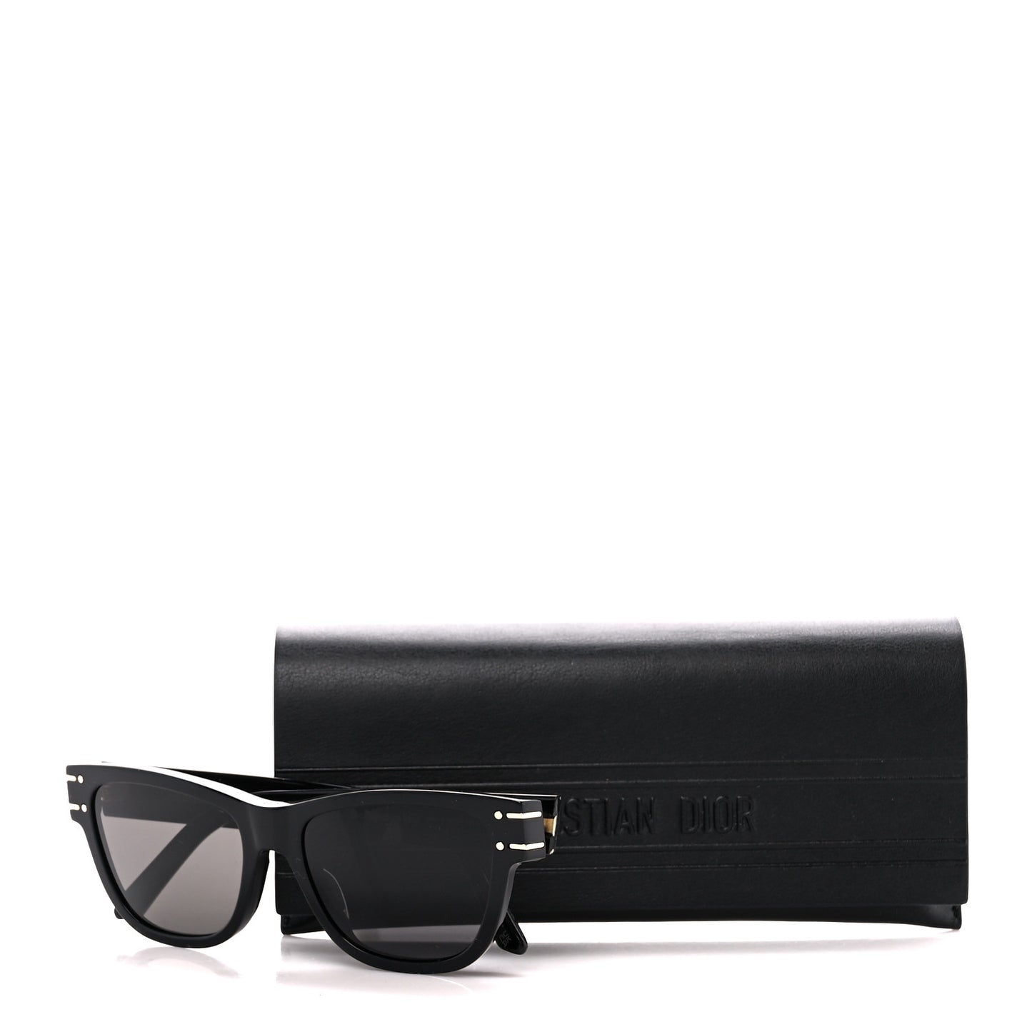 Diorsignature S6U Square Sunglasses Black