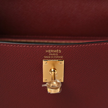Hermes Epsom Kelly Sellier 25 Rouge H 5 of 9