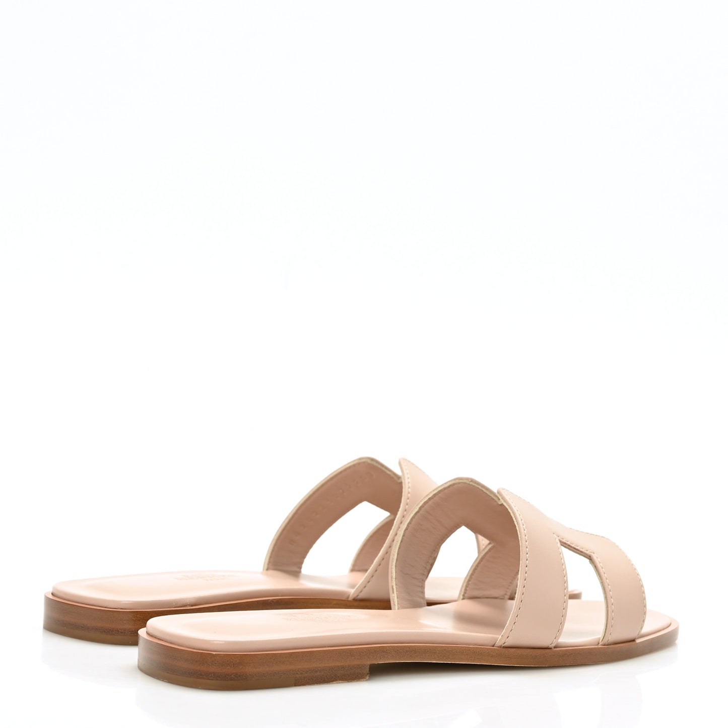 Box Calfskin Oran Sandals 36 Bois De Santal