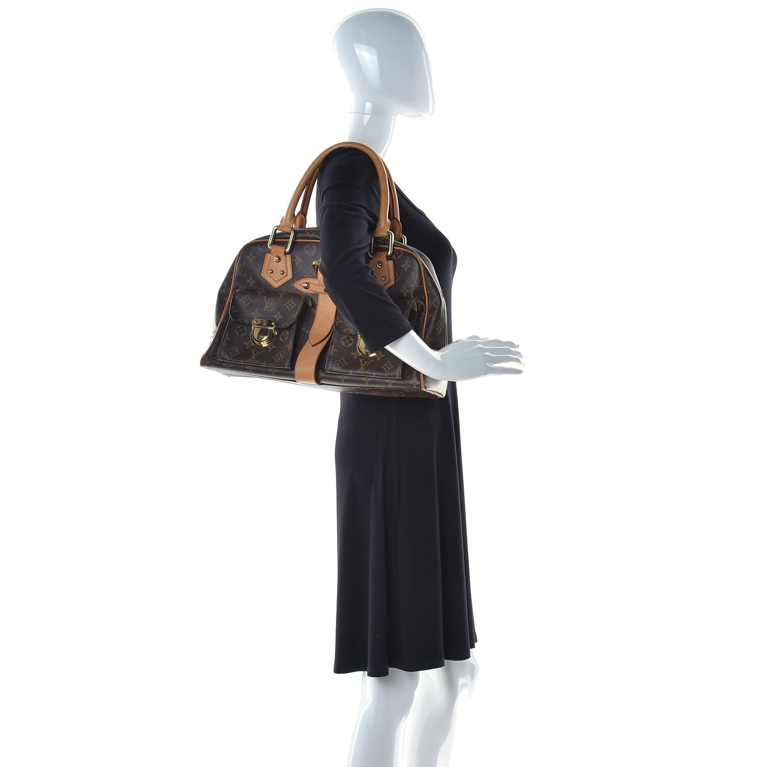 Louis Vuitton Monogram Manhattan GM 2 of 20