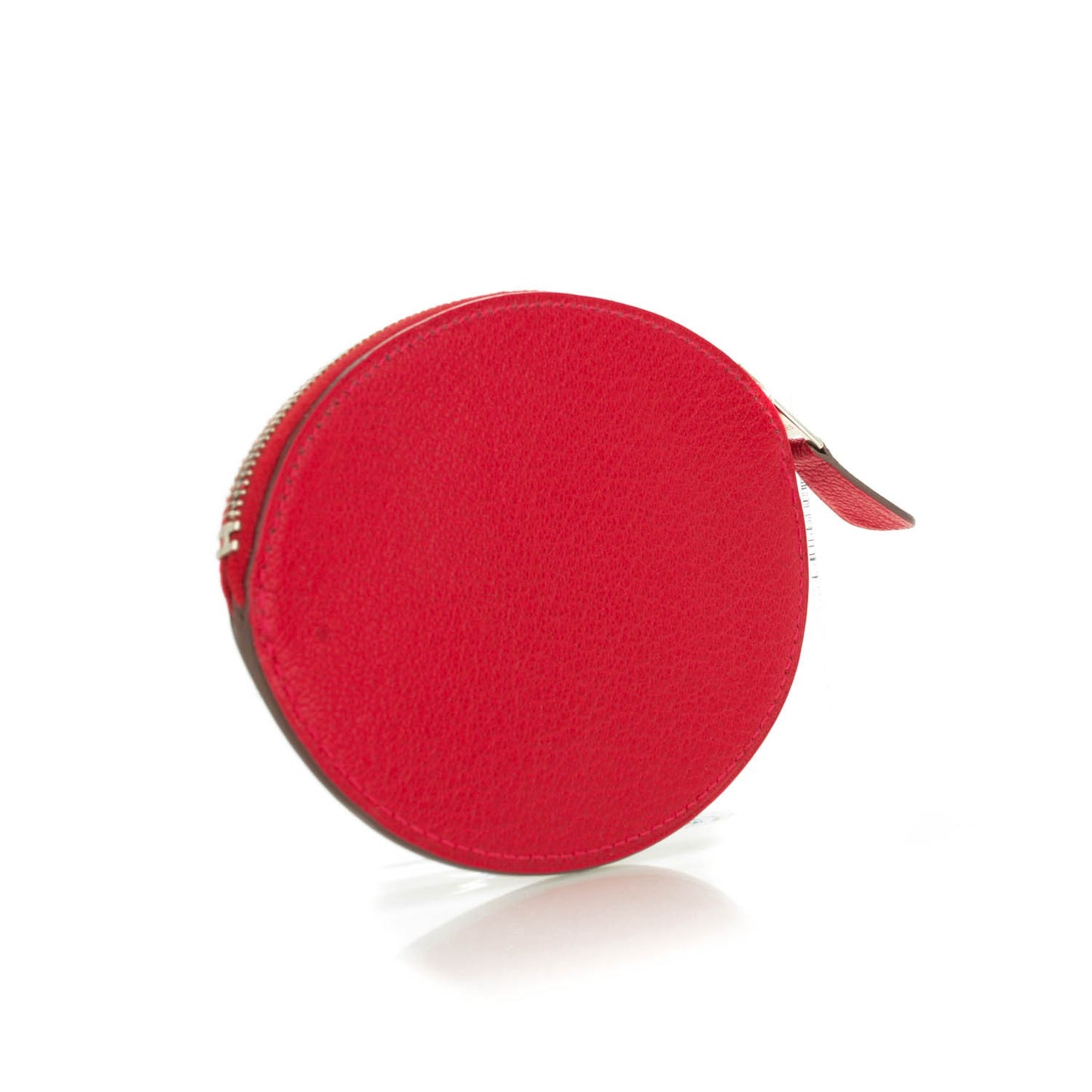 Chevre Mysore Evelyne Coin Purse Rouge Casaque