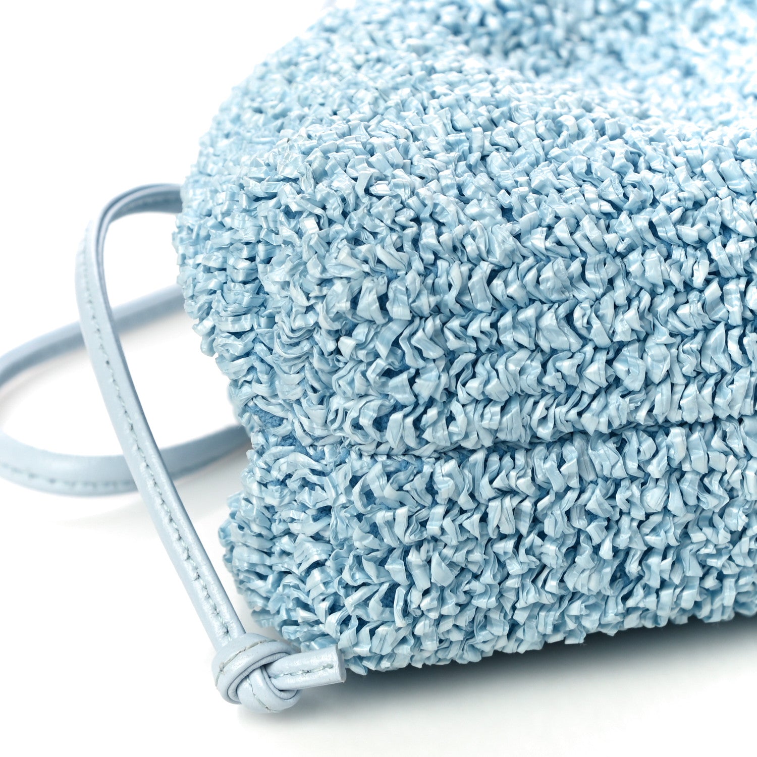 Bottega Veneta Boucle Curly Raffia The Mini Pouch Bubble 10 of 11