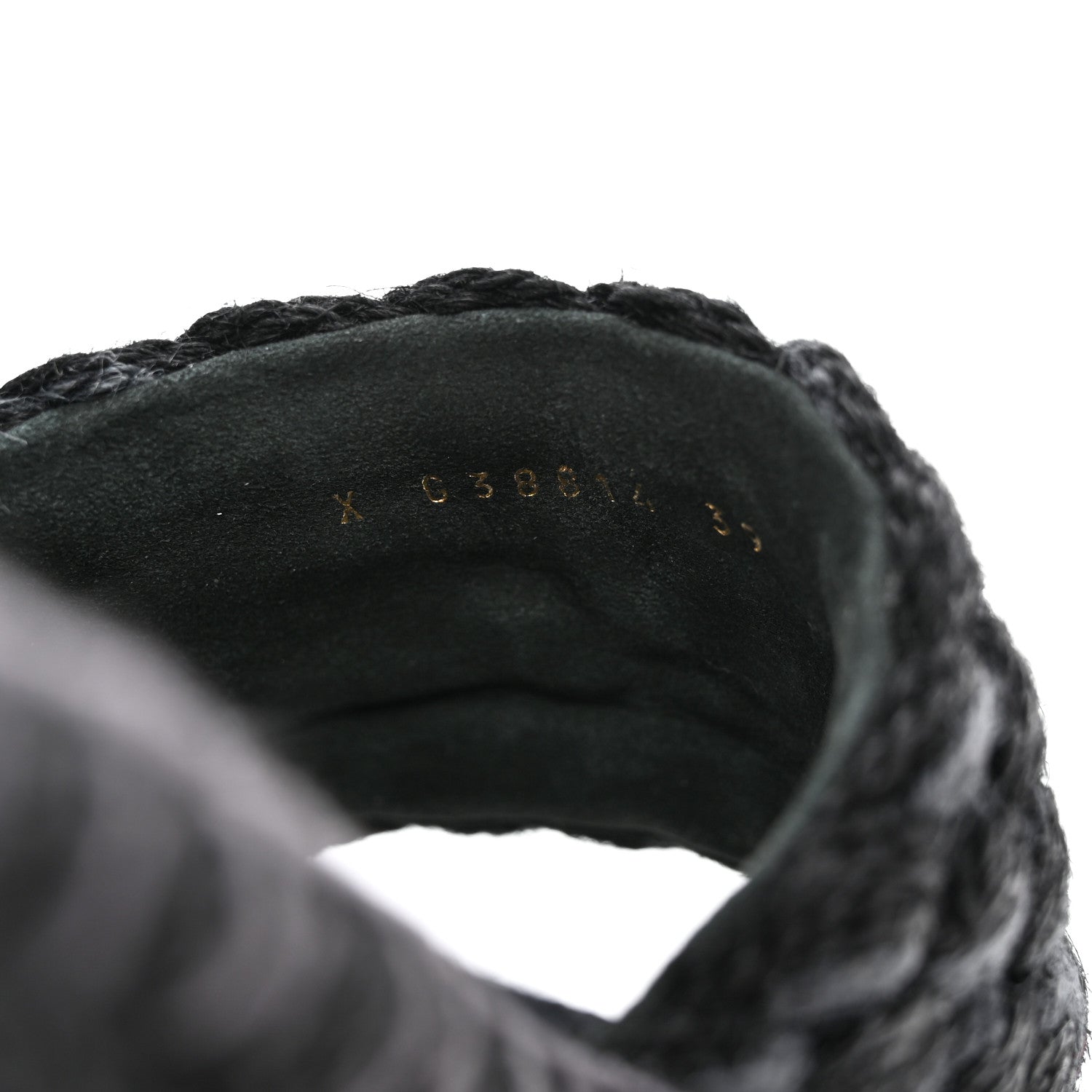 Chanel Knit Braided Slide Sandals 39 Black 10 of 10