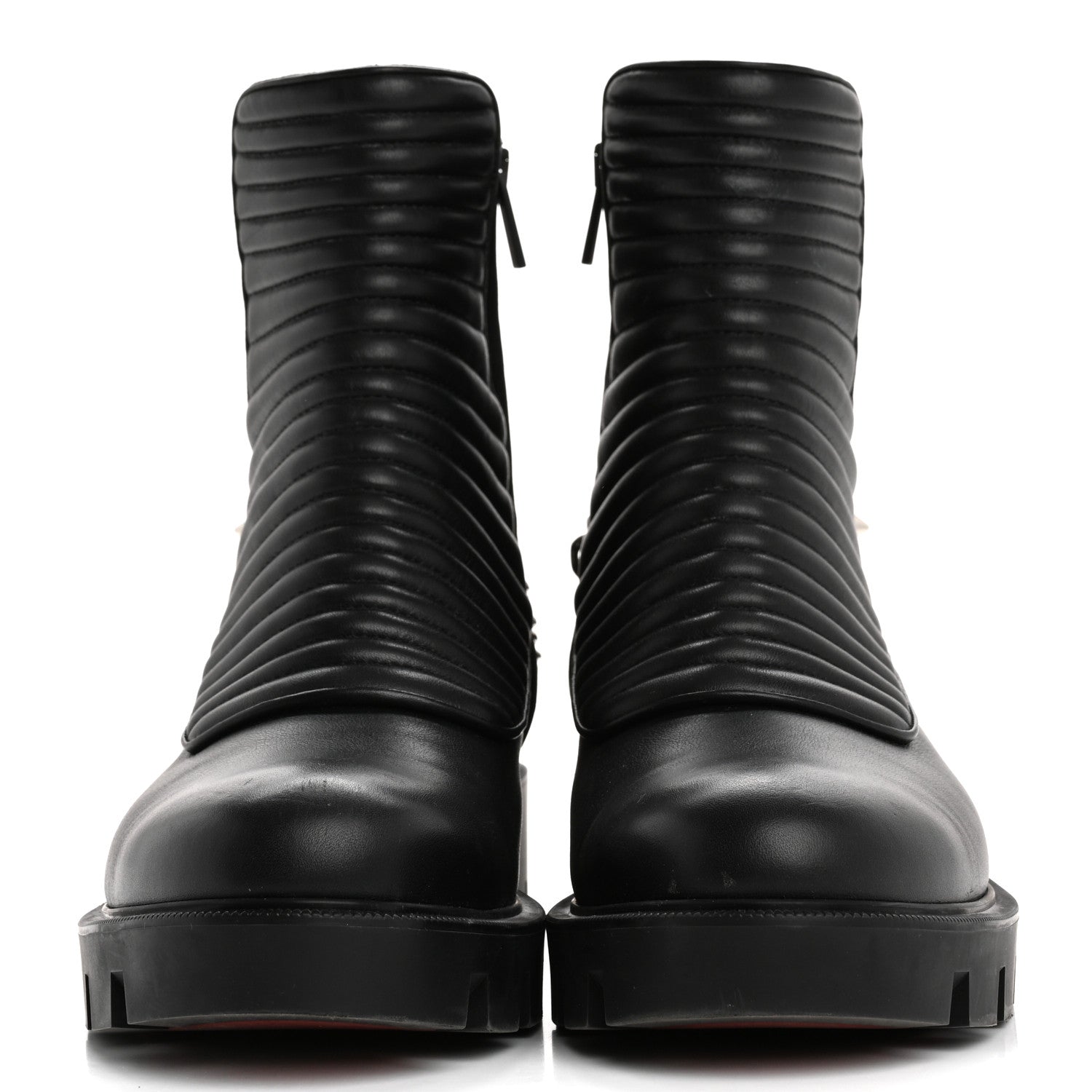 Christian Louboutin Calfskin Maddic MaxBoots 39 Black 3 of 8