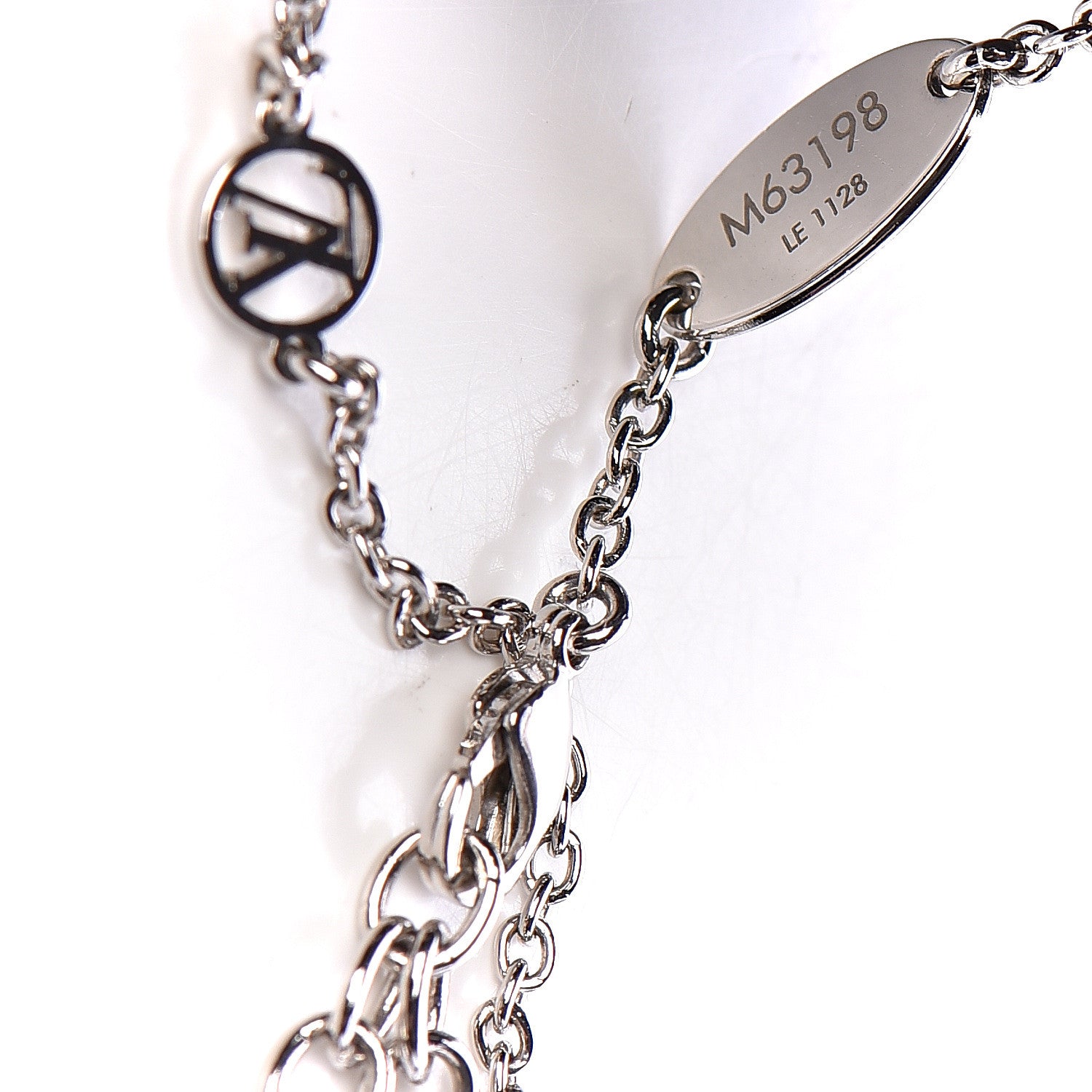 Louis Vuitton Essential V Supple Bracelet Silver 4 of 6