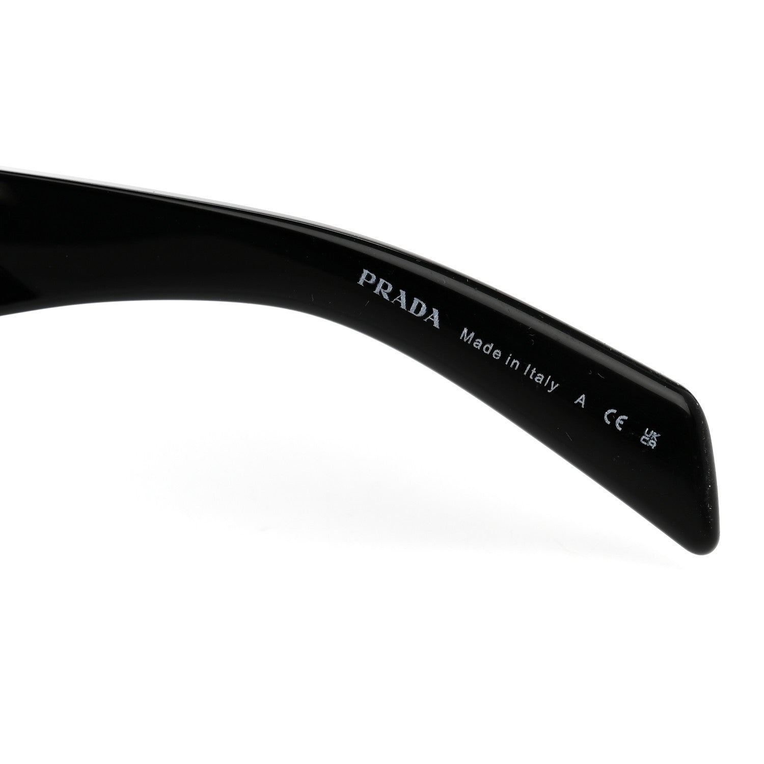 Prada Acetate Symbole Sunglasses SPR A14 Black 6 of 8