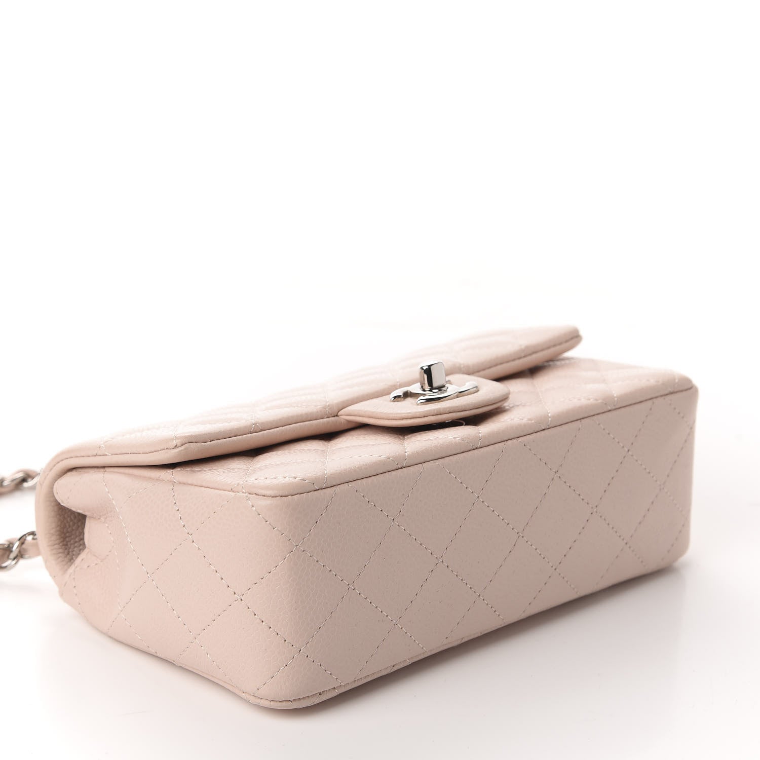 Chanel Caviar Quilted Mini Rectangular Flap Light Pink 4 of 10