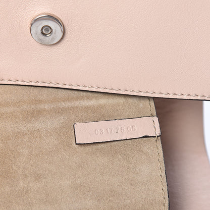 Chloe Suede Calfskin Mini Faye Shoulder Bag Cement Pink 10 of 11