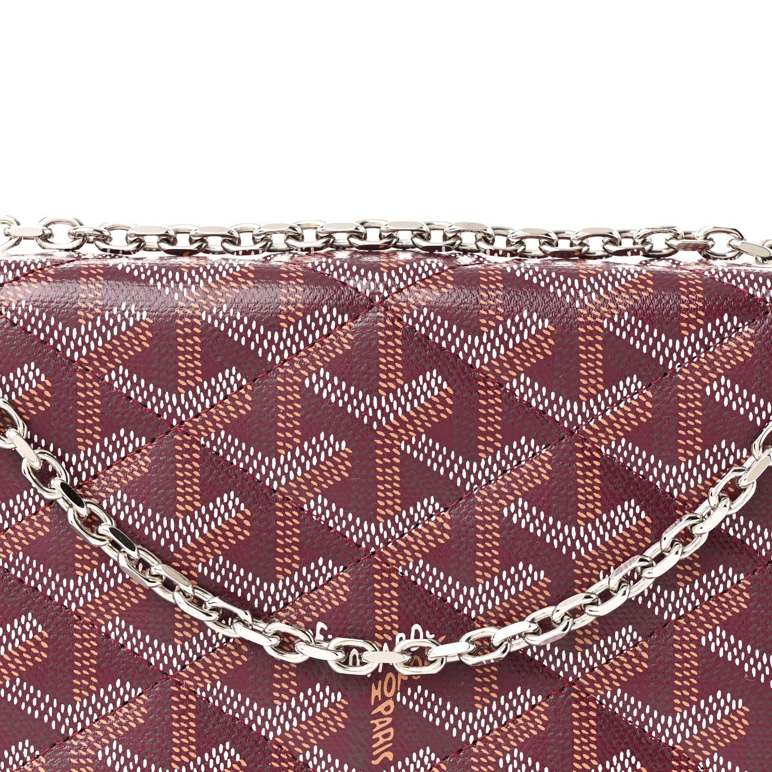 Goyard Goyardine Alexandre III Bag Burgundy 8 of 10