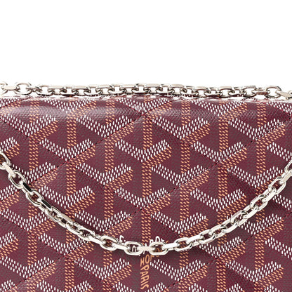 Goyard Goyardine Alexandre III Bag Burgundy 8 of 10