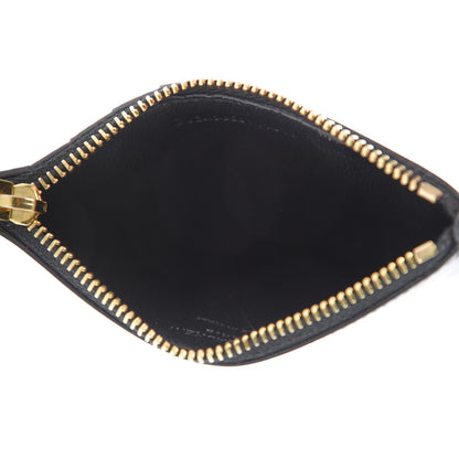 Saint Laurent Calfskin 5 Fragments Zip Pouch Card Holder Black 6 of 11