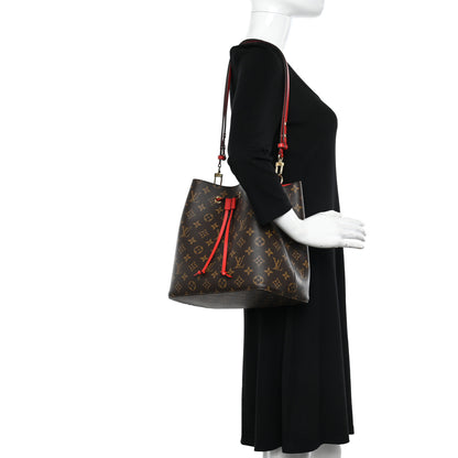 Louis Vuitton Monogram Neonoe MM Coquelicot 2 of 10