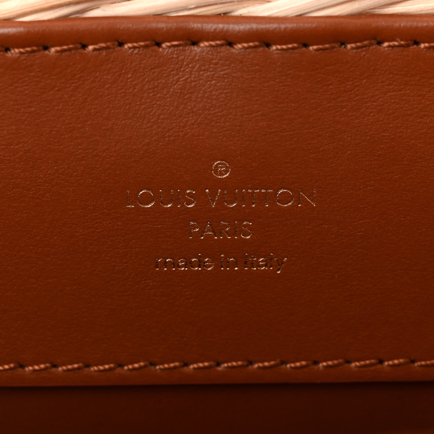 Louis Vuitton Rattan Calfskin Capucines BB Tan 6 of 10