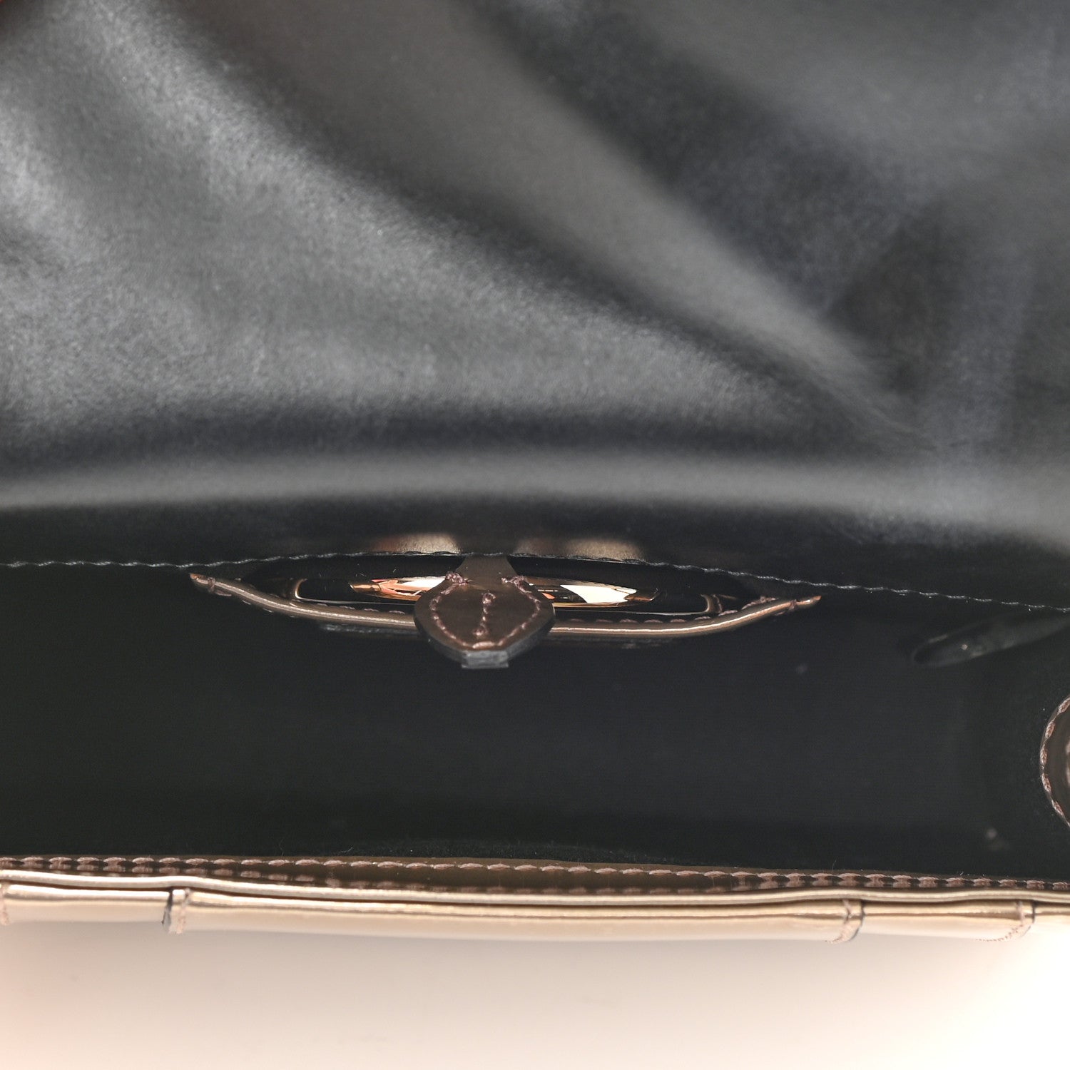 Bulgari Metallic Calfskin Serpenti Forever Crossbody Bag Bronze 5 of 8