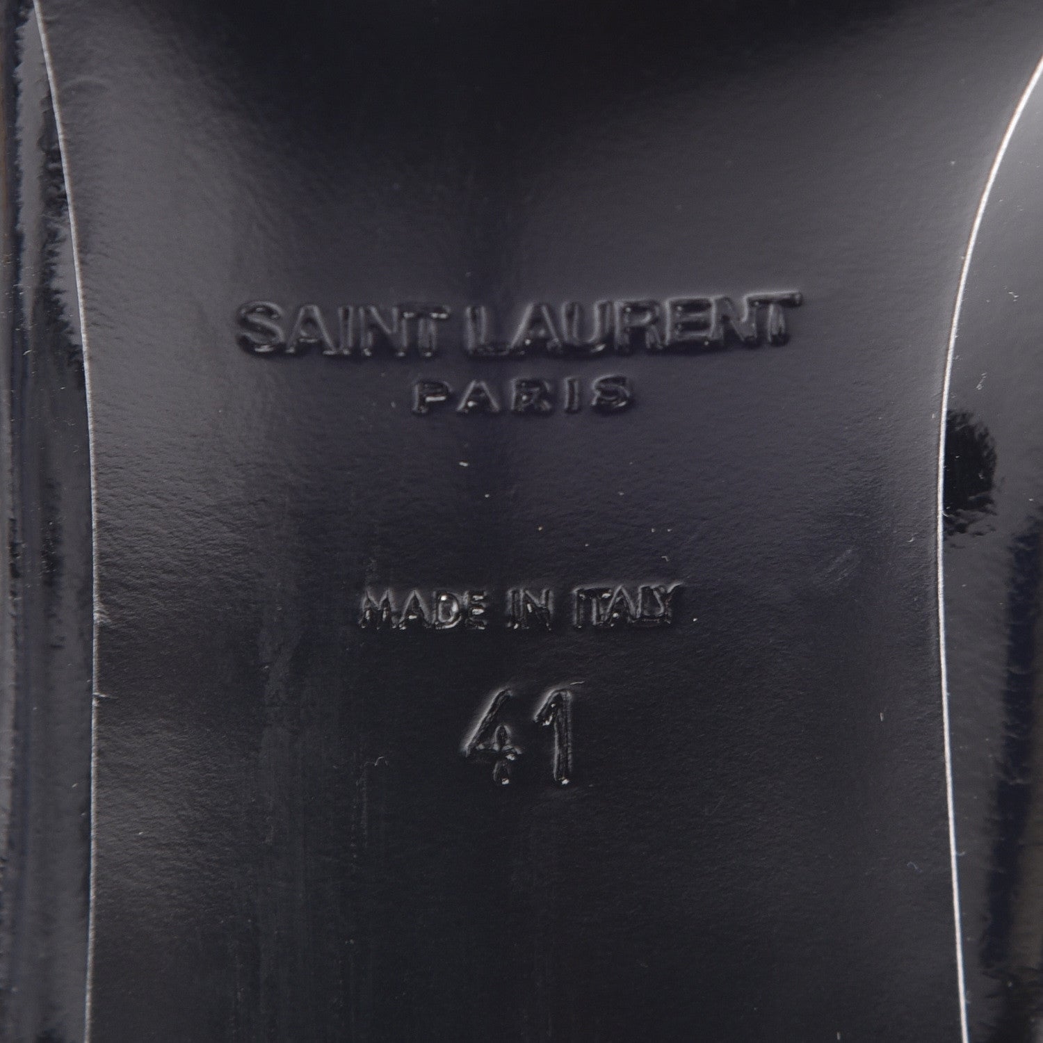 Saint Laurent Patent Zoe 110 Pump 41 Black 9 of 11
