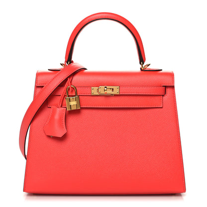 Hermes Epsom Kelly Sellier 25 Rose Jaipur 1 of 11