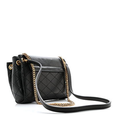 Saint Laurent Lambskin Quilted Monogram Mini Nolita Black 3 of 10