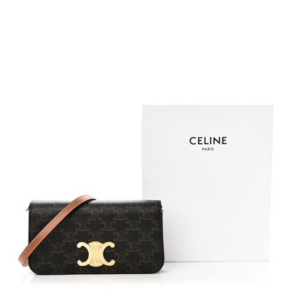 Celine Triomphe Canvas Multipochette Tan 11 of 11