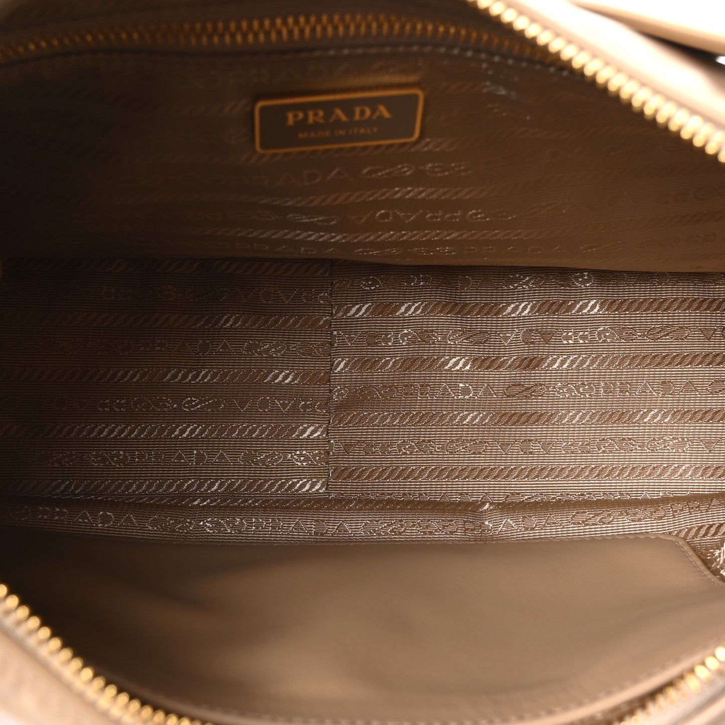Re-Nylon Vitello Large Aimee Shoulder Bag Cammello