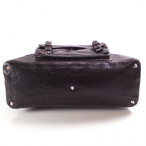 Chloe Leather Edith Dome Black 5 of 10