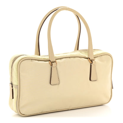 Prada Nylon Saffiano Top Handle Bag Lino 3 of 13