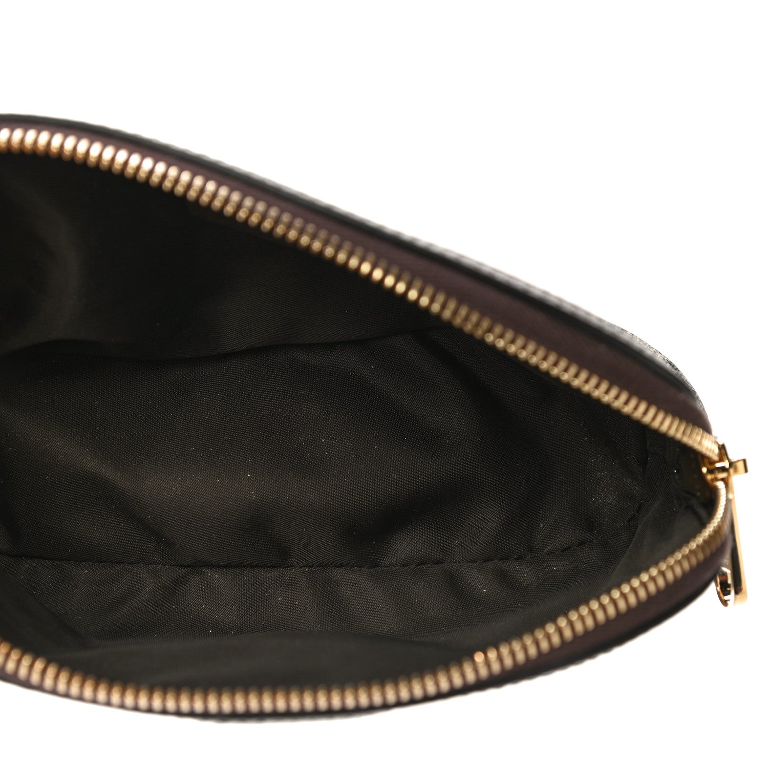 Gucci GG Supreme Monogram Textured Calfskin Web Medium Ophidia Cosmetic Case Beige Ebony New Acero 5 of 10