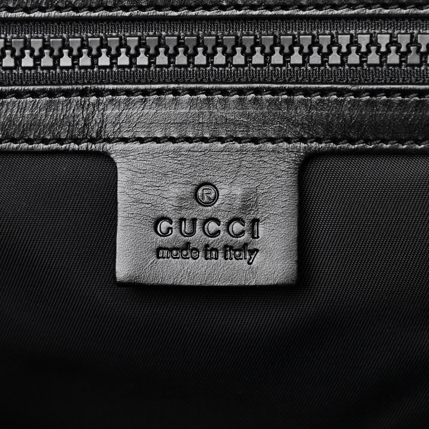 Gucci Techno Canvas Web Double Buckle Backpack Black 6 of 10