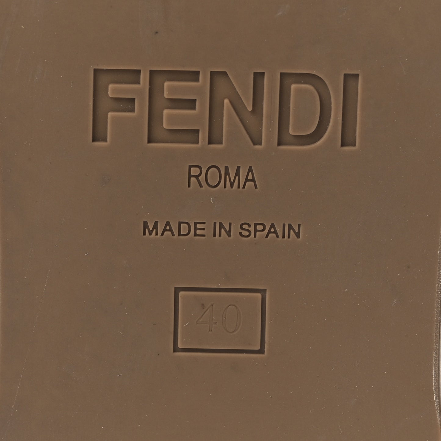 Nappa FF Embossed Espadrille Platform Sandals Black