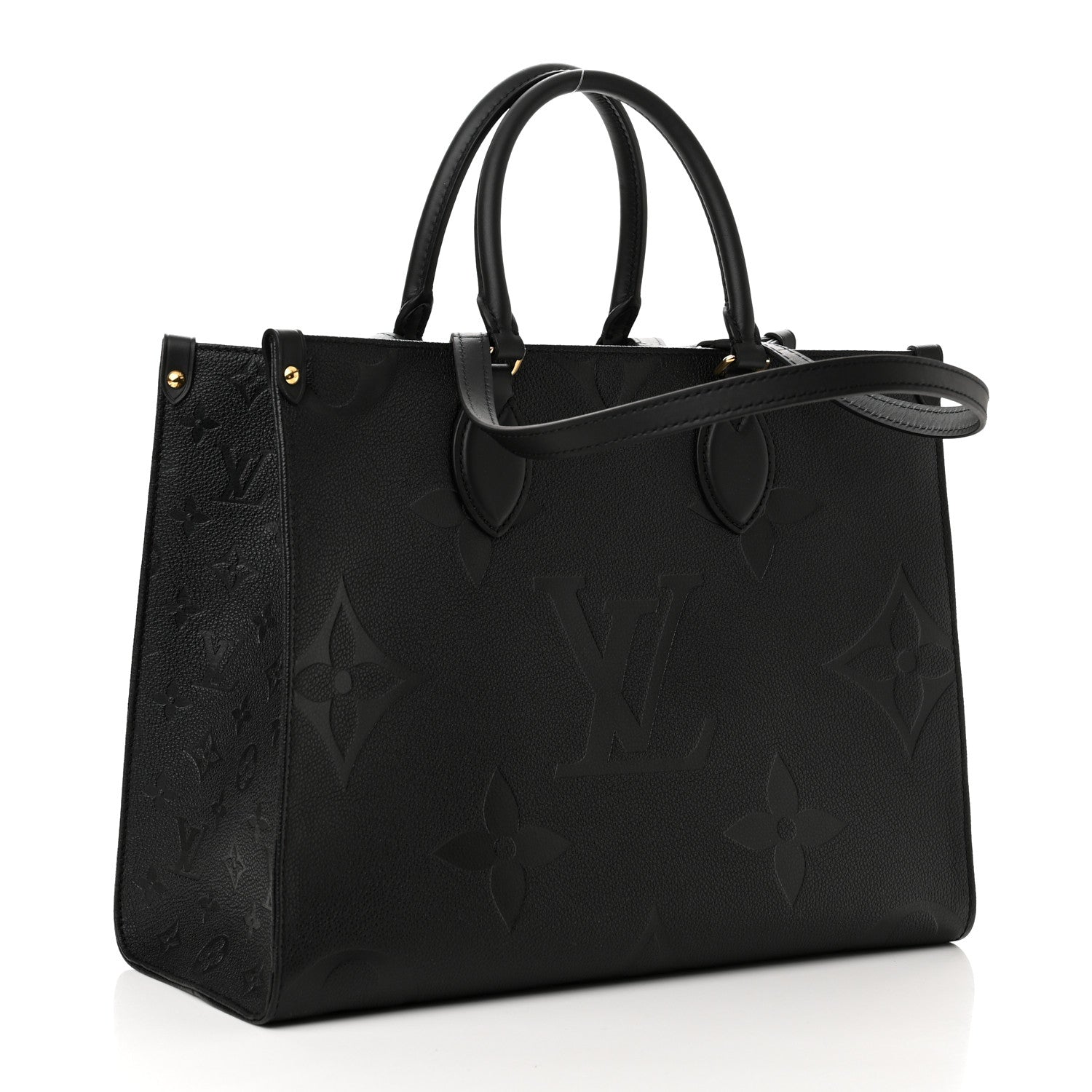 Louis Vuitton Empreinte Monogram Giant Onthego MM Black 3 of 9