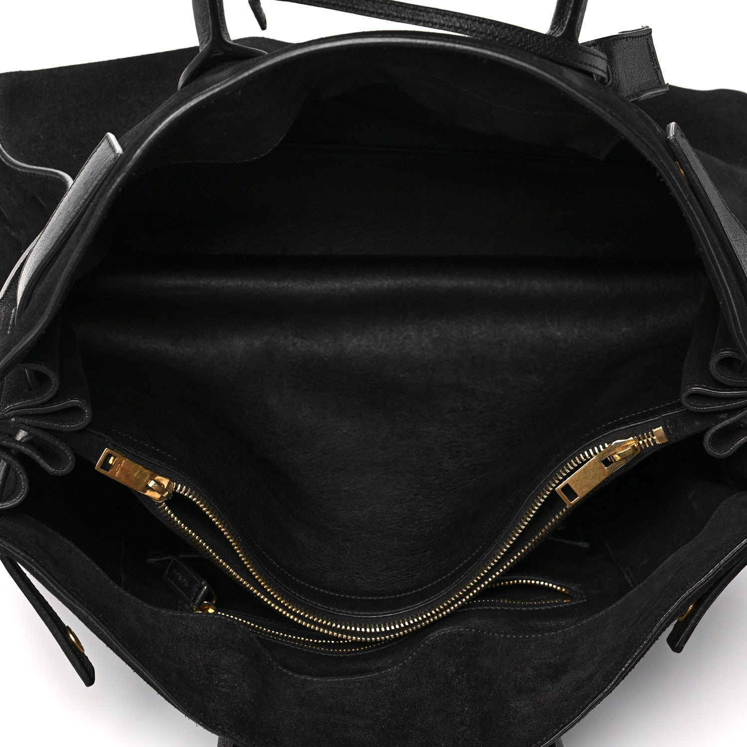 Saint Laurent Suede Large Sac de Jour Carryall Black 5 of 10