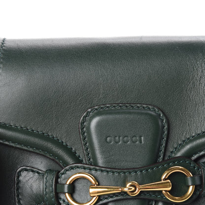 Gucci Calfskin Small Lady Web Shoulder Bag Green 11 of 17