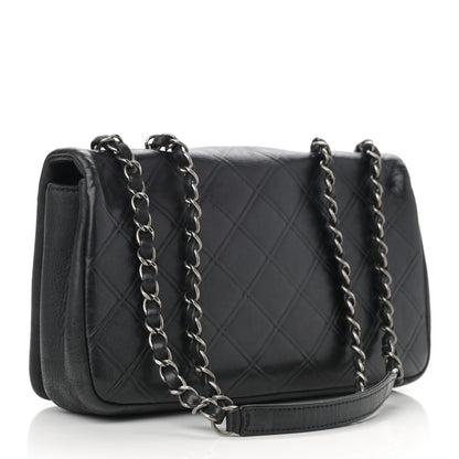 Chanel Calfskin Diamond Embossed New Chic Flap Black 3 of 11